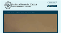 Desktop Screenshot of lajollamealsonwheels.org