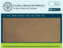 Tablet Screenshot of lajollamealsonwheels.org